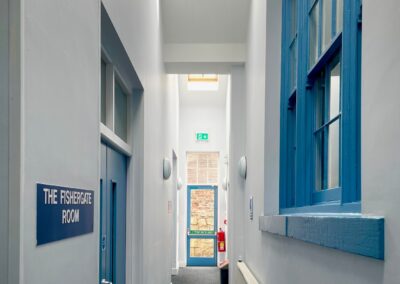 Corridor leading to the Clementhorpe Room