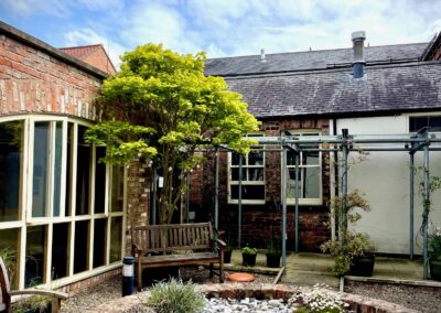 View from Micklegate Room onto the courtyard