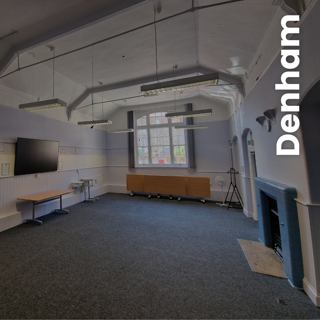 Denham Room - Large space with multimedia screen
